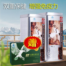 同仁堂 破壁灵芝孢子粉胶囊 增强免疫力 可配搭花旗参茶成人中老年人长白山灵芝孢子油术后营养保健品 2瓶装 45天用量 价值500 花旗参茶仅限2份，先到先得