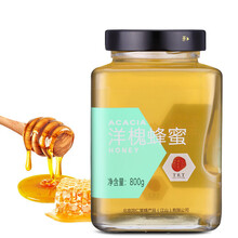 北京同仁堂 蜂蜜800g 多种花蜜品质玻璃瓶装冲饮品 洋槐蜂蜜800g