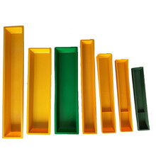 鸡用食槽鸡料槽食槽喂鸡用的食槽堵头喂鸡食槽养殖设备料桶 53*9*5cm