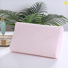 防落枕枕头 防打呼噜枕头神器不塌陷不变形一只装枕芯带枕套单人夏天 【30*50cm枕芯+枕套】升级粉色