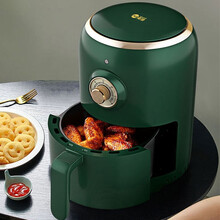 德国麦滋（MZeat）空气炸锅无油大容量电炸锅家用智能定时温控薯条干炸锅 莫兰迪绿