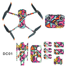 适用于大疆御DJI Air 2S贴纸 mavic防水防刮机身电池遥控器3M全套贴膜PVC订制配件 AIR 2S DCO1贴纸