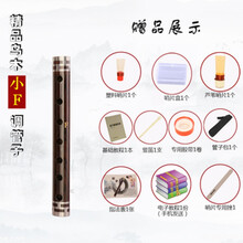 乌木管子初学者管子G A E C 降 B D调催泪管演奏管子乐器 小F调【塑料哨+芦苇哨】+8