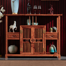 唐百年 红木家具 非洲花梨（学名：刺猬紫檀）中式餐边柜 餐厅新中式储物实木柜子组合 中式餐边柜*1