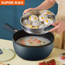 苏泊尔（SUPOR）电炒锅 家用多功能炒菜宿舍电煮锅 电热火锅 大容量蒸煮一体  JD28D13