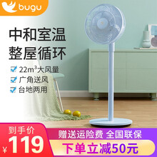 布谷（BUGU）风扇电风扇美的电风扇落地扇 台式落地扇 家用风扇 BG-F4蓝色