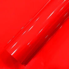 汽车亮面改色贴膜全车身改色膜汽车贴膜划痕内饰改色贴纸改装 红色【亮光】 1.5米*1米长