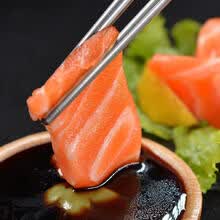 三文鱼刺身中段海鲜整条海鲜寿司生鱼片日式料理即食冷冻 去皮去边角料(420克左右) 3斤 装