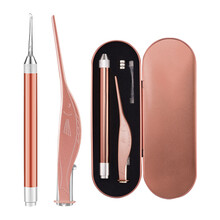 千屿发光耳勺带灯宝宝儿童采耳工具套装可视耳屎镊子耙掏耳朵