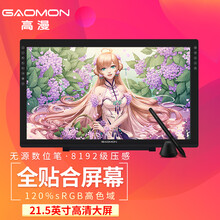 高漫（GAOMON）G22全贴合数位屏 手绘屏 电脑绘画屏 绘图屏 手写屏 液晶数位板手绘板 黑色
