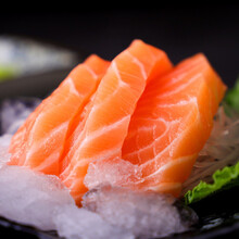 核酸已检测 三顿饭三文鱼刺身（大西洋鲑）精品中段切片400g 冰鲜现切 生鲜 海鲜水产 日式生鱼片健康轻食