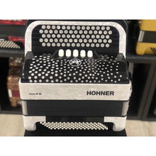 德国霍纳HOHNER牌 流行巴扬96Bass演奏手风琴定制款 白色