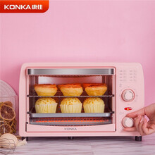 康佳（KONKA）13L多功能电烤箱家用烘焙小型多功能蛋糕机迷你小烤箱全自动双层烤位KAO-T6 烘