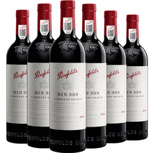 国际	
奔富 Penfolds 红酒 澳大利亚进口红葡萄酒 750ml*6瓶 【富邑集团出品】整箱 奔富389 BIN389