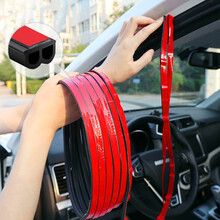 汽车密封条隔音改装全车车门隔音条通用型防撞防尘防噪音降噪B型汽车隔音条 四车门16米