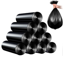 敏居 垃圾袋家用加厚一次性宿舍客厅厨房彩色多色点断式垃圾塑料袋中大号批发 45*50cm（5卷共100只）【经济款】