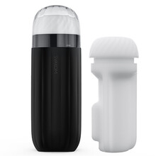 SVAKOM 司沃康 飞机杯男用自慰器全自动吮吸伸缩蓝牙app互动发声震动加热夹吸男性用倒模成人用品 APP互动发声-萨姆黑色