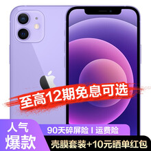 【12期免期】Apple 苹果 iPhone 12 5G手机 紫色 全网通 128GB【12期免息】