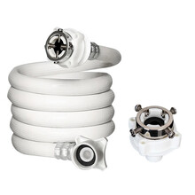 适用美的海尔松下全自动洗衣机进水软管加长上注水管延长接水管2米3米 1.5米加强型进水管(钢头