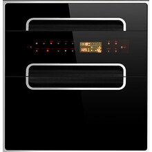 日本樱花消毒柜家用嵌入式厨房小型紫外线消毒碗柜三层120L大容量智能触控大屏 ViH HE10银色(16大功能)120升【带童锁】三层