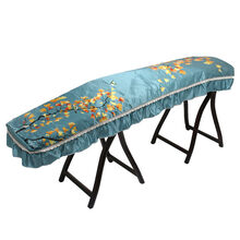 古筝罩防尘罩琴罩金丝绒中国风古筝罩S163型古筝盖布通用 银杏金叶【加厚】