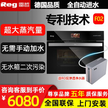 雷哲（Reg） 嵌入式蒸烤箱一体机电蒸箱嵌入式饮水机净饮一体机全自动进水F02 F02全自动进水款
