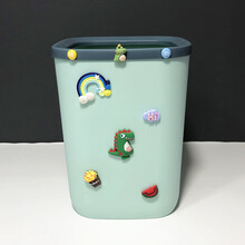 IGIFTFIRE 北欧风垃圾桶家用客厅卡通创意网红大号可爱少女卧室纸篓 恐龙款