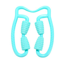 古道芳 环形夹腿部按摩器揉捏滚轮泡沫轴肌肉放松神器腿部颈椎经络棒多功能健身器材