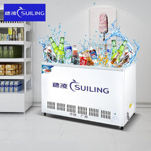 穗凌（SUILING）300升商用一室冰柜 单温卧式不锈钢内胆冷柜 冷藏展示装水啤酒制冷水柜WG4-325