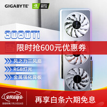 技嘉AORUS RTX3080Ti大雕 超级雕 魔鹰 雪鹰白色 12G 游戏设计渲染光线追踪电脑显卡 3080Ti VISION OC-12GD 雪鹰