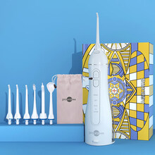 博皓小魔瓶冲牙器便携式水牙线口腔清洁牙结石家用洁牙神器洗牙器 信仰白+喷嘴