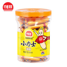 海牌小力士鱼肠 桶装1000g韩国进口鱼肉鳕鱼肠宝宝儿童零食 原味20g*50根