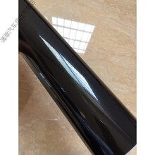 适用于汽车改色膜汽车改色膜全车水泥灰后视镜贴纸内饰贴膜亮面黑车顶车身摩托车贴 亮光黑0.5米宽*1米长