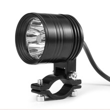 埃莫森M5摩托车汽电动车船用射灯超亮爆闪改装踏板外置led灯射灯激强光开道流氓辅助灯 M5射灯 一只