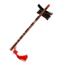 竹笛 笛子乐器 初学竹笛儿童初学者零基础 演奏精制横笛抖音 黑色F调(初学)+礼包+教材