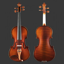 京炫（JINGXUAN)宝声纯实木手工小提琴天然云杉可考十级儿童成人初学者级乐器 【4/4】枣木配件 -适合身高155-220cm