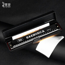 美妙斯 口琴 儿童卡通口琴布鲁斯复音 口琴玩具 24孔复音口琴