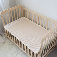 婴儿床苎麻宝宝凉席儿童幼儿园午睡凉席夏季苎麻凉席天媺 70*130CM大象棕色(苎麻)