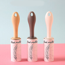 【可撕式粘毛器】 除尘粘毛滚筒式粘尘纸 宠物毛发衣服除毛器 粘尘纸10卷(600撕)