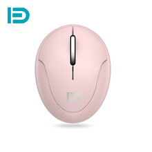 富德 i889 迷你小鼠标  无线双模2.4G 蓝牙鼠标 可充电式  儿童小巧便携鼠标 樱花粉