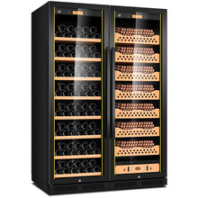 茄龙（CIGARLOONG）CL-188CT1雪茄柜雪茄盒恒温恒湿雪茄柜实木双门雪茄红酒柜 雪松木雪茄红酒款黑色