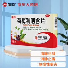 哈药 菊梅利咽含片1.2g*18片
