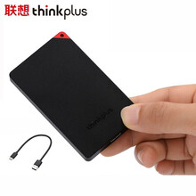 联想（thinkplus）256GB USB3.1 US100 移动固态硬盘PSSD 黑