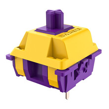 达尔优（机械键盘客制化紫金轴热拔插十字轴diy轴体机械键盘配件）紫金轴30颗