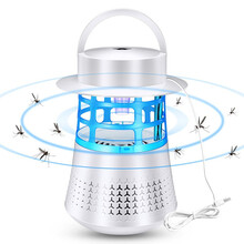 【正常发货】威恒 灭蚊灯 家用静音【一年换新】吸入式USB光触媒捕蚊器 驱蚊器物理灭蚊器 婴儿孕妇 雅典白【无适配器】