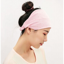 月子头巾纯棉春夏季产妇帽薄款透气孕妇帽产后坐月子帽子 粉色 RT纯棉松紧头巾 均码
