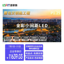 洛菲特（LOFIT）LED小间距全彩显示屏室内商用显示大屏无缝拼接大屏幕定制单元板600*337.5mm LFT-P12D1M 