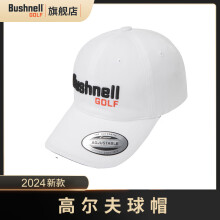 倍视能（BUSHNELL）高尔夫球帽 遮阳帽男士高尔夫球帽时尚 白色