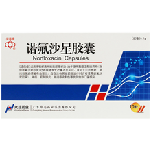 华南牌诺氟沙星胶囊0.1g*10粒尿路感染炎淋病肠道感染诺夫沙星诺氧沙星胶囊 氟哌酸诺佛沙星若氟沙星 1盒装