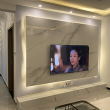 象邦岩板悬空轻奢大理石电视背景墙瓷砖影视墙 定金